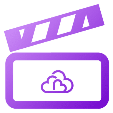 Kind Creators clapperboard icon with the Dreams of Kindness cloud on the slate