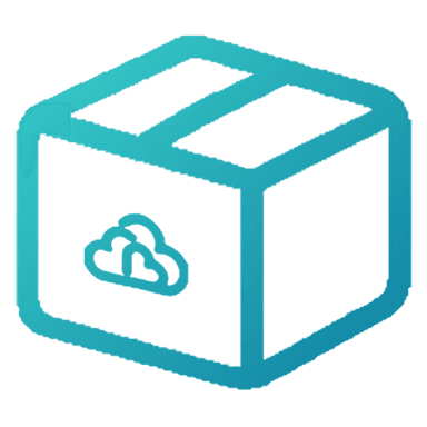 Kindness Delivered shipping box icon with the Dreams of Kindness cloud